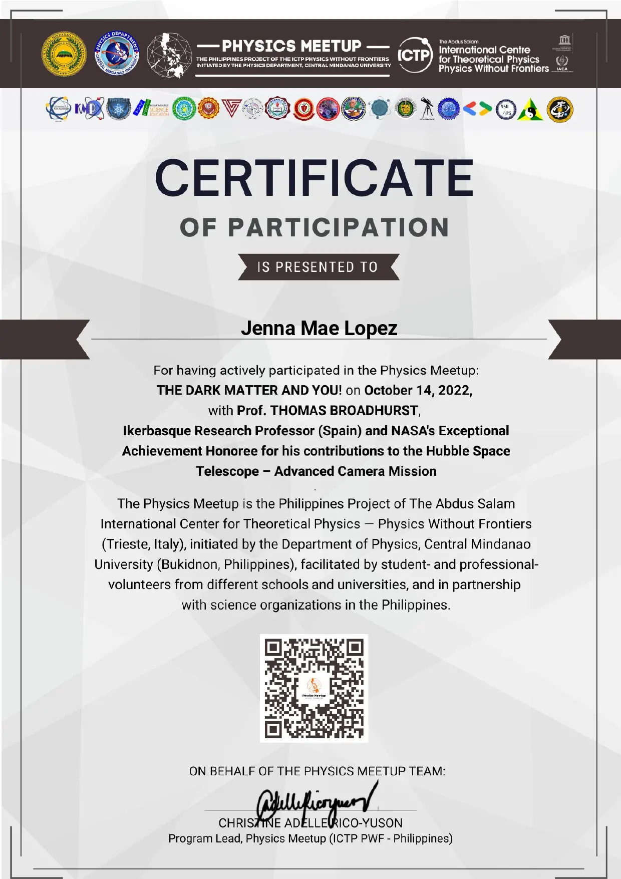 Certificate 11