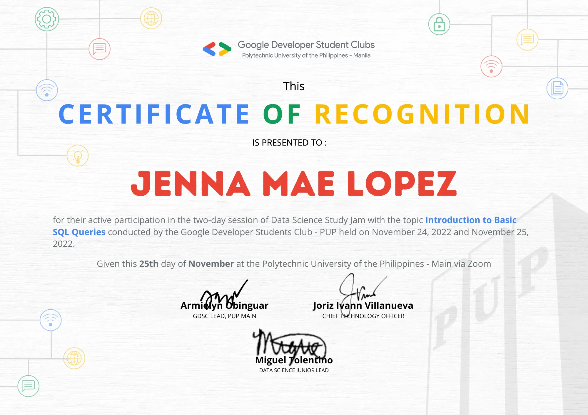 Certificate 13