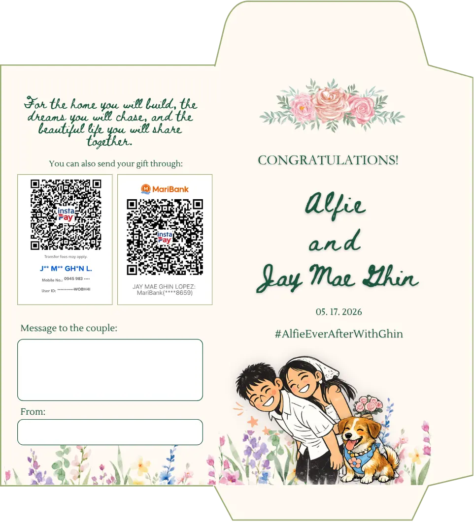 Wedding Money Envelope